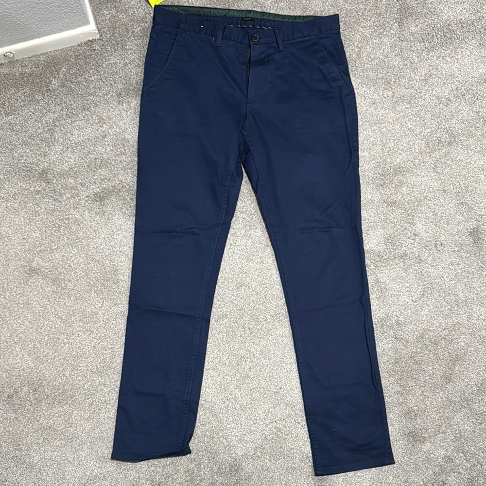 Zara Men's Deep Blue Chinos